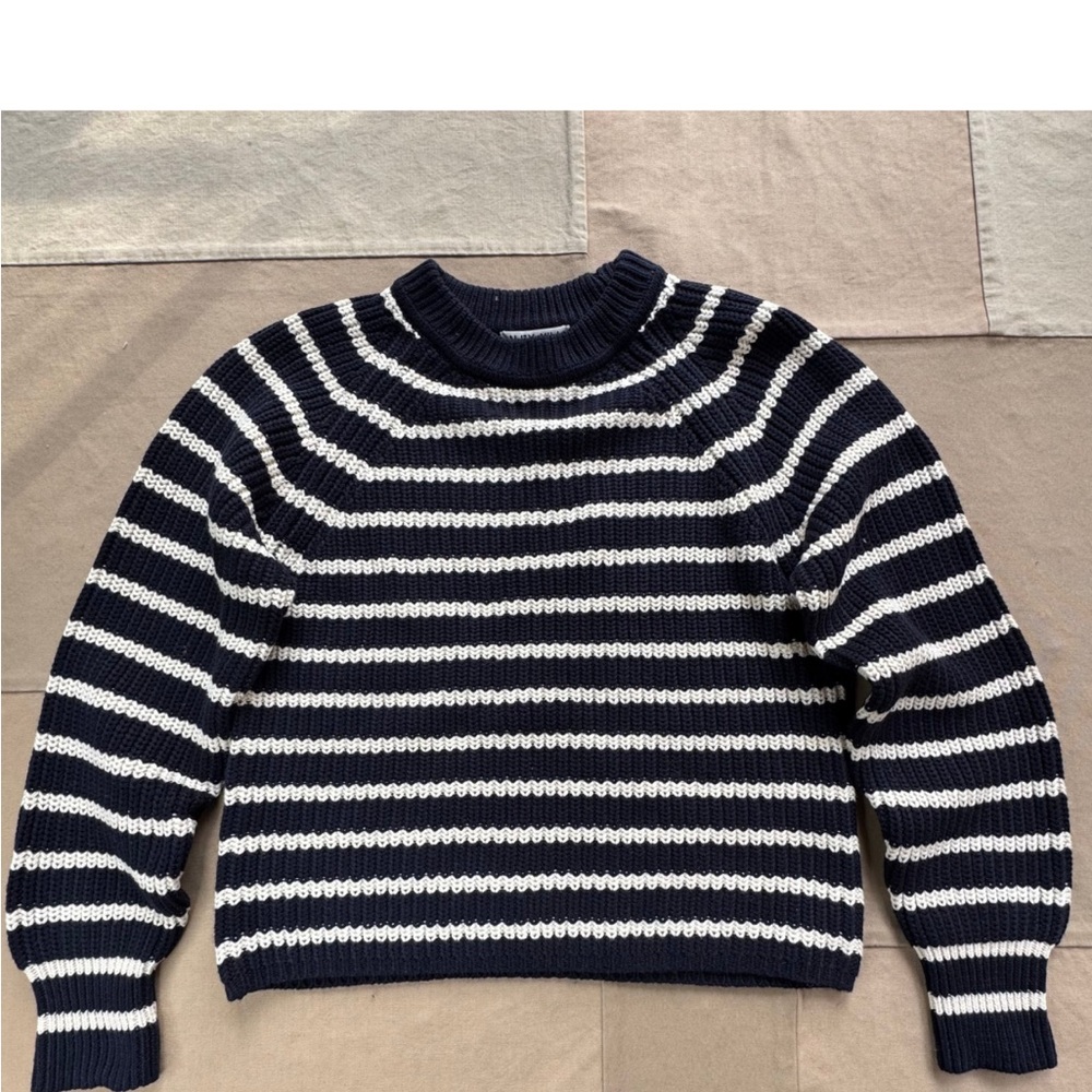 Alex Mill Navy and White Striped Sweater